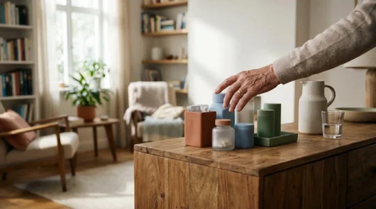 Organized medication supply system supporting senior independence at home